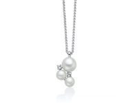 Necklace Miluna Woman in Silver Perla PCL6797